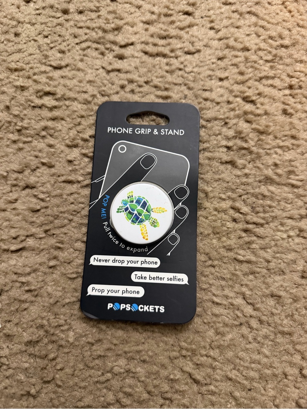 PopSocket Phone Grip & Stand with Turtle Design